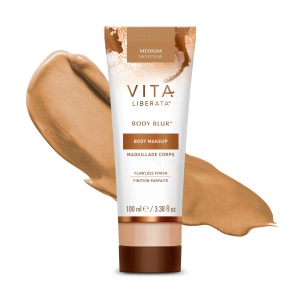 Vita Liberata Body Blur, Leg and Body Makeup. Skin Perfecting Foundation for Flawless Bronze, Easy Application, Radiant Glow, Evens Skin Tone, New Packaging